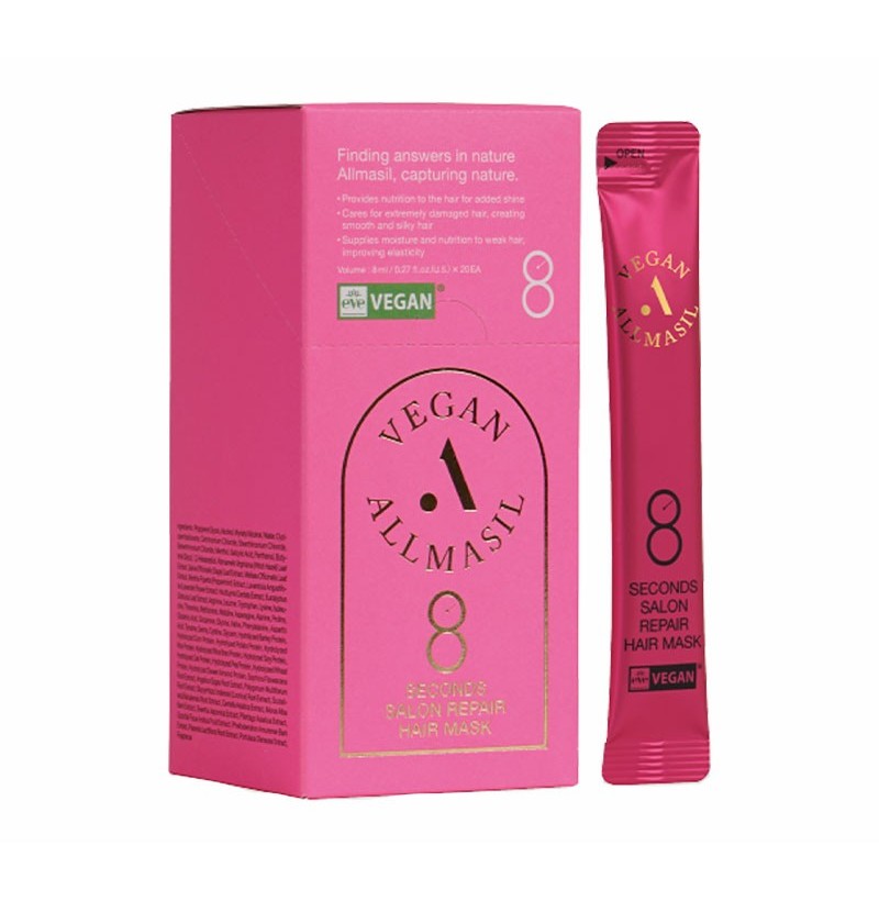 8 Sekunden Salon Repair Haarmaske - Stickbeutel 20 x 8 ml - All Masil - 1