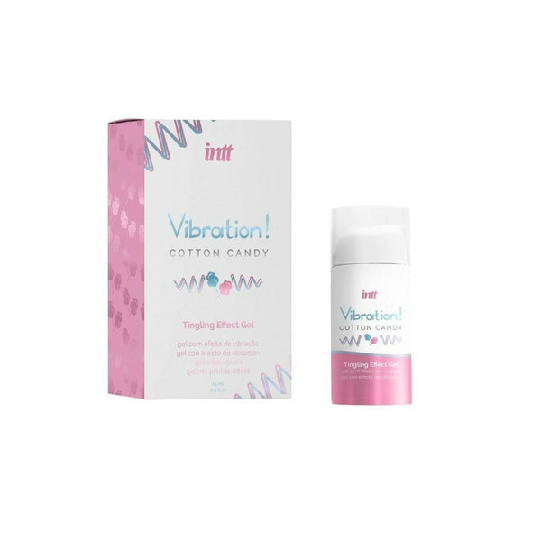 Intt - Kraftvolles intimes Stimulans Gel Vibrator Flüssigkeit Zuckerwatte 15 ml - Intt - 1