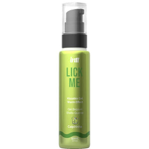 Essbarer Gel Lick Me Geschmack Caipirinha mit Wärmeeffekt - Intt - 1