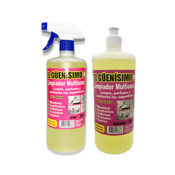 Universalreiniger-Spray 1000ml + Nachfüllpackung - El Guenisimo - 1