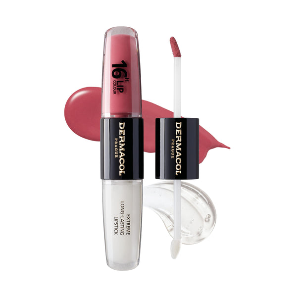 Flüssiger Lippenstift 16h Lippenfarbe Lang anhaltend - Dermacol - 1