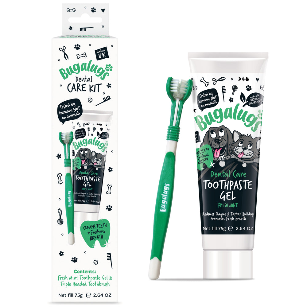 Zahnbürste + Zahnpasta Mint Fresh Set - 75 g - Bugalugs - 1