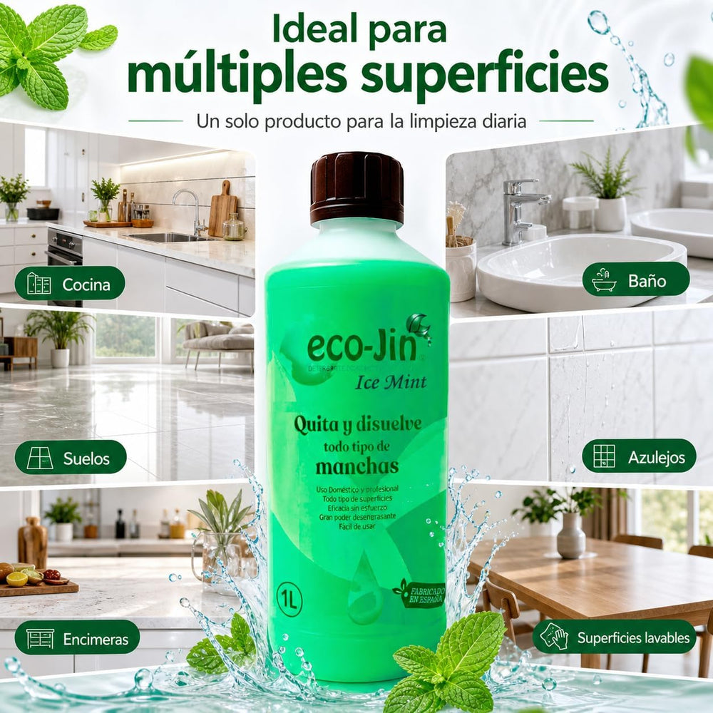 Konzentrierter Mehrzweckreiniger Ice Mint - 1 Liter - Eco-jin - 1