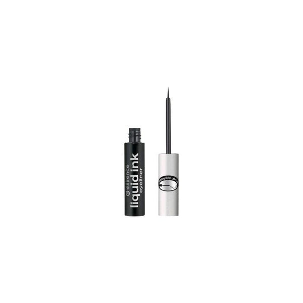 Flüssiger Eyeliner mit Tinteneffekt - Schwarz / Schwarz - Essence - 1