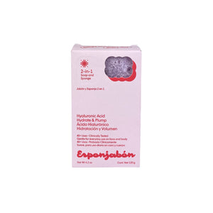 Schwammseife - Schwamm + Seife 2-in-1 - 120 Gramm - T.taio : Ácido Hialurónico - 1