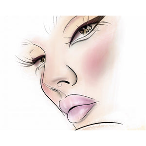 Facechart Artist - Gesicht, um Make-up zu üben - Facechart - 3