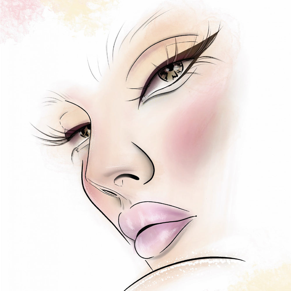 Facechart Artist - Gesicht, um Make-up zu üben - Facechart - 1