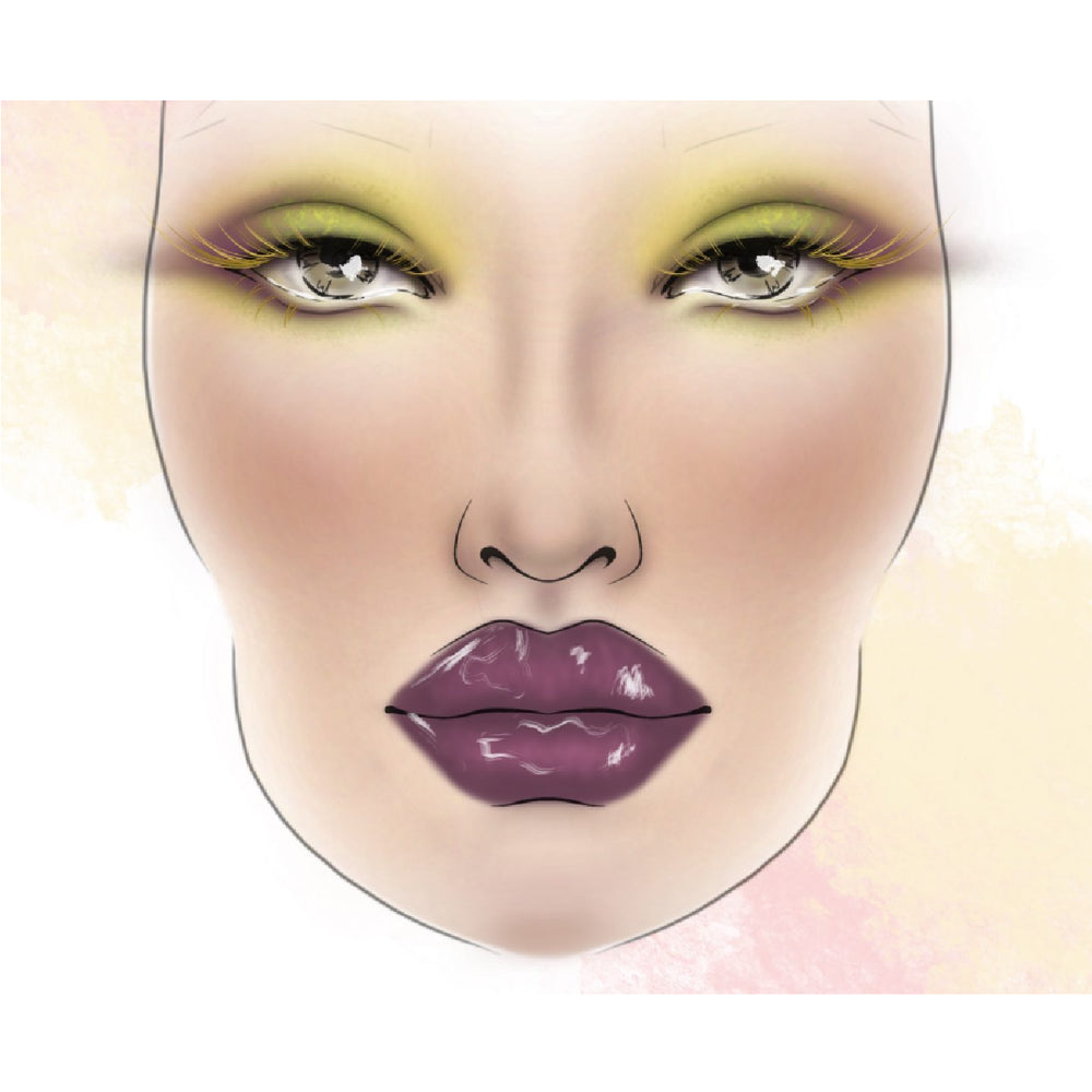 Face Chart PRO - Gesichtsvorlage für Make-up - Facechart - 1