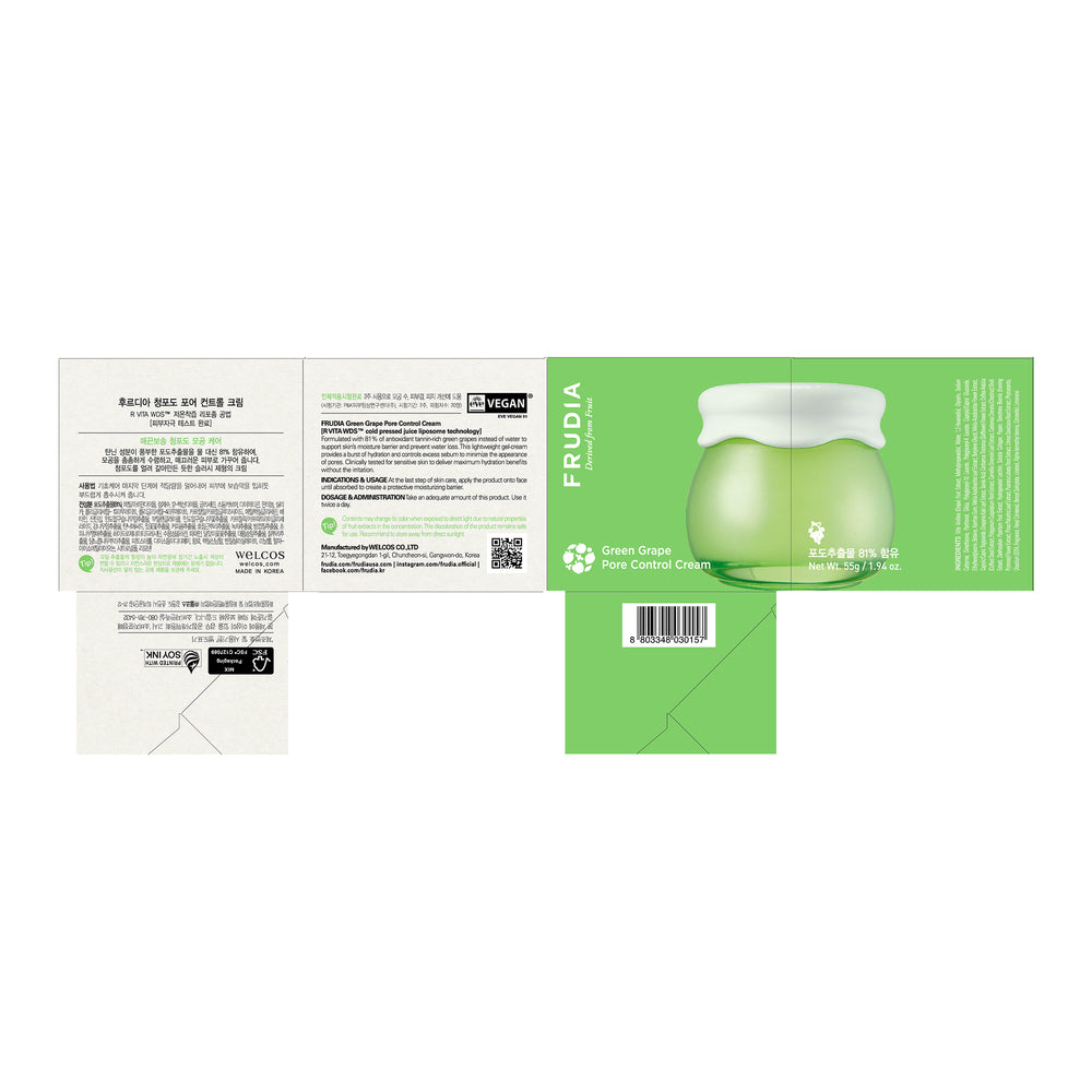 Porenkontrollcreme für Trauben - Frudia - 1
