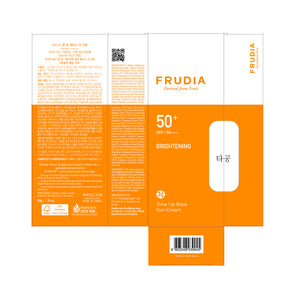Sonnenschutz-Gesichtscreme und Tone-up Foundation SPF50 50 g - Frudia - 1