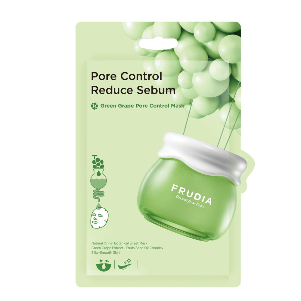 Porenkontrollmaske - Grüne Traube 20ml - Frudia - 1