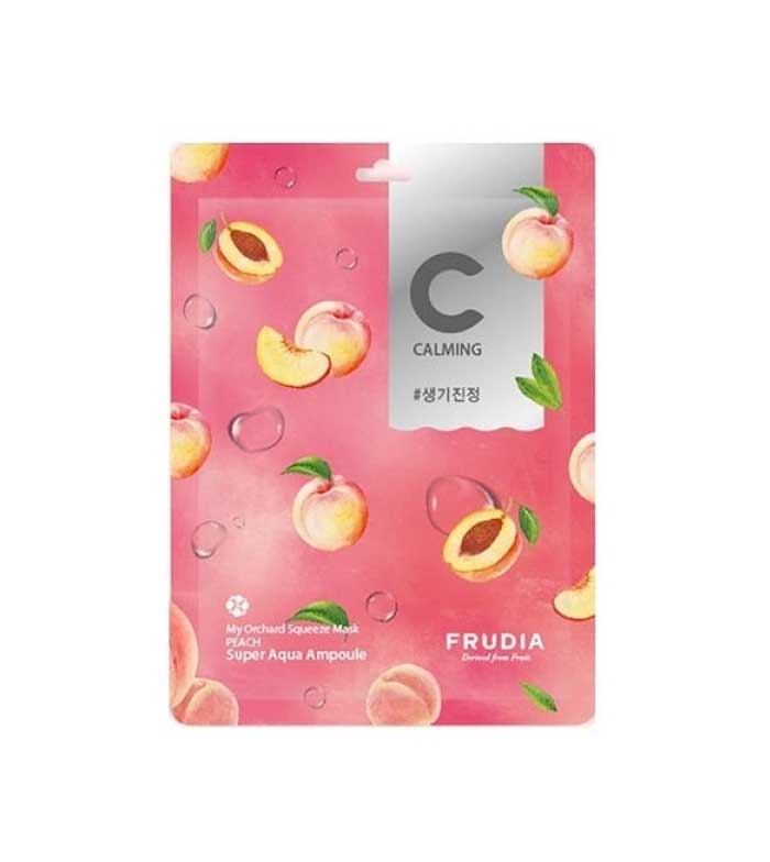 Beruhigende Pfirsich-Squeeze-Gesichtsmaske: 21 ml - Frudia - 1