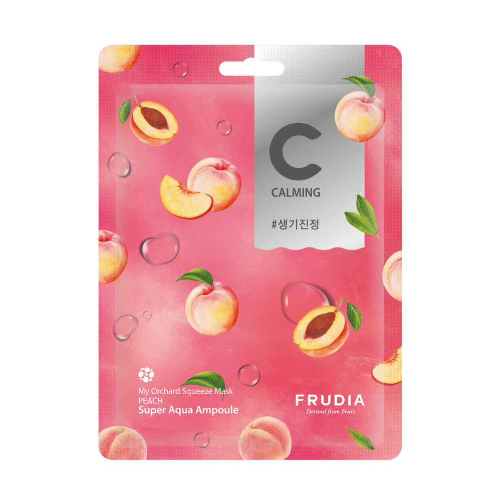 Beruhigende Pfirsich-Squeeze-Gesichtsmaske: 21 ml - Frudia - 1