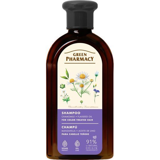 Kamillenshampoo für coloriertes Haar 350ml - Green Pharmacy - 1