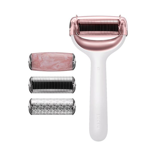 9-in-1 Gesichts- und Körper-Mikronadelwalze - Geske : White Rose Gold - 1