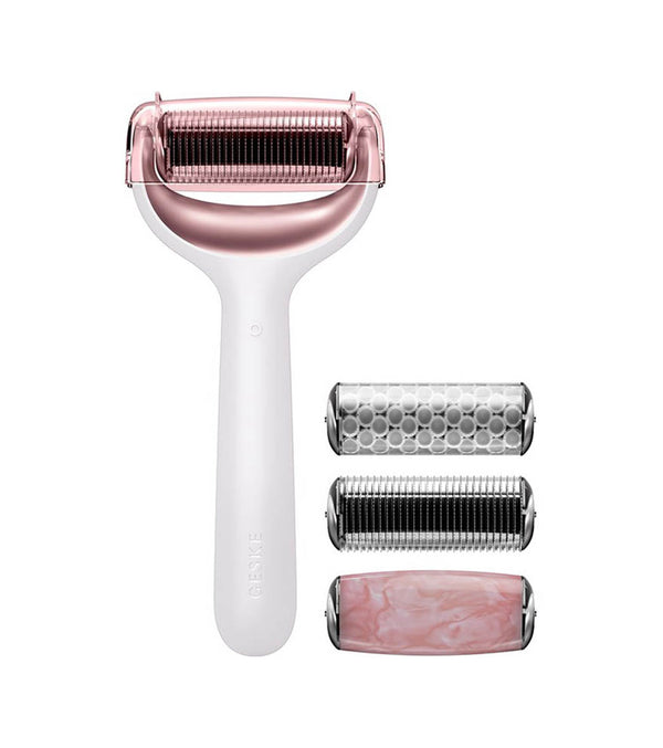 Gesichts-Micronadelroller - Geske : White Rose Gold - 2
