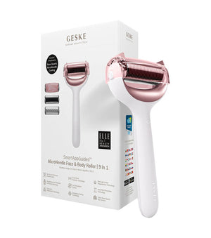 Gesichts-Micronadelroller - Geske : White Rose Gold - 1