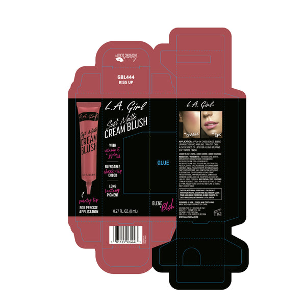 Weiches, mattes Creme-Rouge - L.A. Girl : Kiss Lip - 2