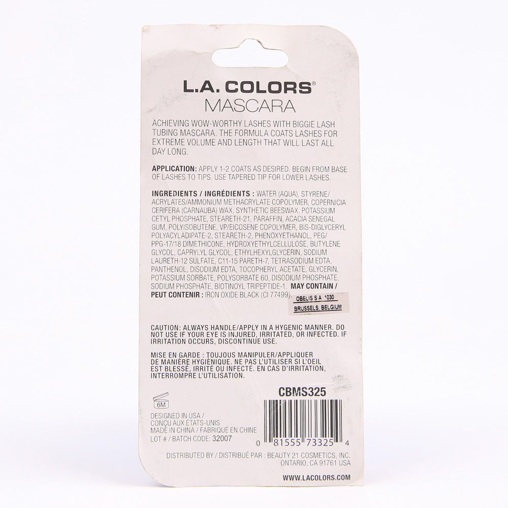 Die Colors Biggie Lash Tubing Mascara - L.A. Colors - 1