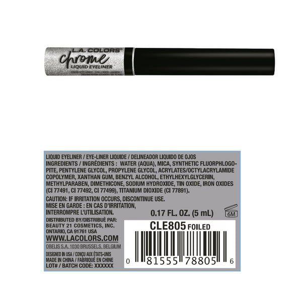 Flüssiger Eyeliner - L.A. Colors : Foiled - 3