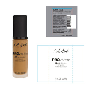 Pro Matte Foundation - L.A. Girl : Sand - 2