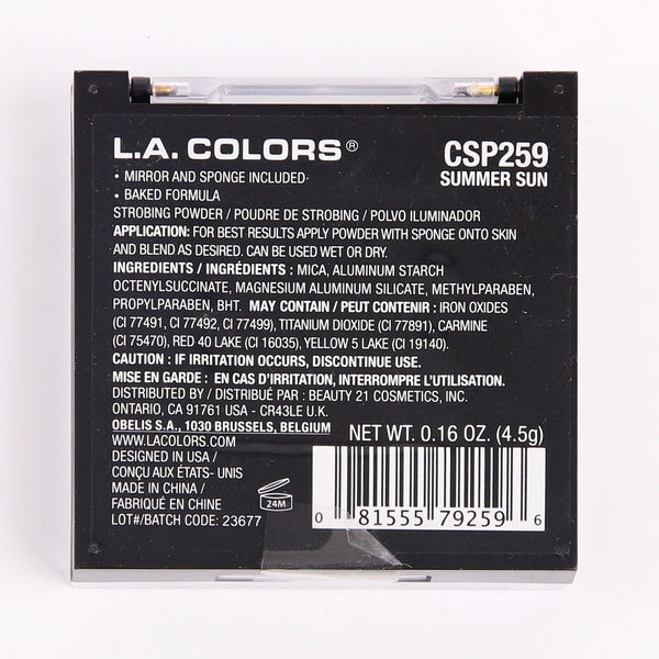 Strobing Puder-Highlighter - L.A. Colors : Summer Sun - 2