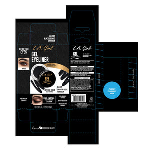 Gel-Eyeliner-Kit - L.A. Girl : Black Cosmic Shimmer - 2