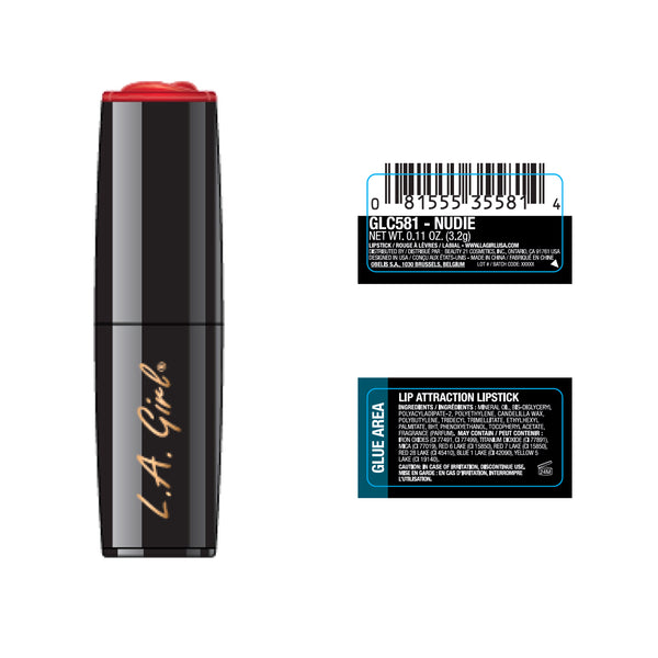 Barra de Labios - Lippenattraktion - La Girl - L.A. Girl : Nudie - 2