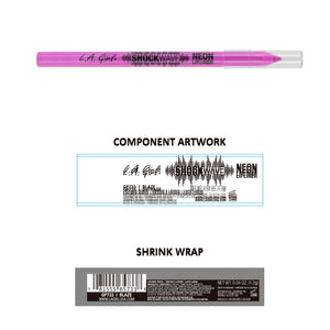 Shockwave Neon-Lippenstift - L.A. Girl : Blaze Fuchsia - 2