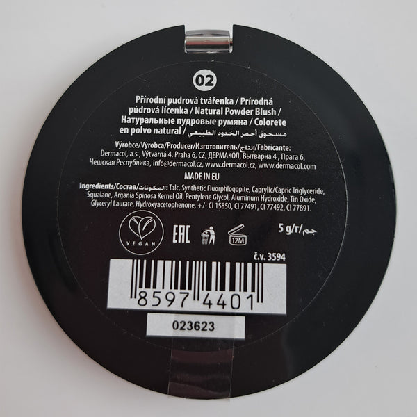 Natürliches Puderrouge - Dermacol : 02 - 2