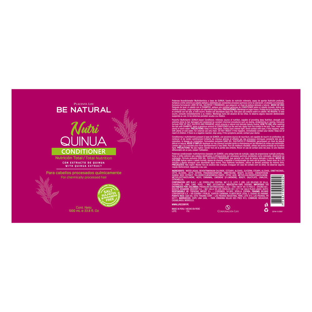 Quinoa-Nährstoff-Spülung - Be Natural - 1