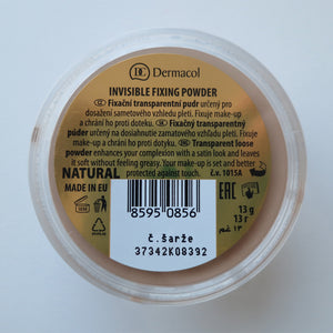 Unsichtbarer Fixierpuder - Leicht - Dermacol : Polvo fijador invisible - natural - 2