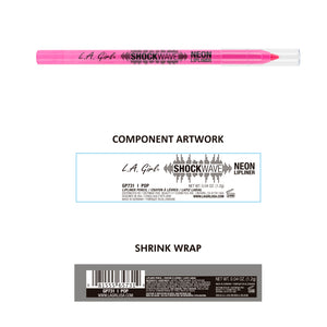 Shockwave Neon-Lippenstift - L.A. Girl : Pop Pink - 2