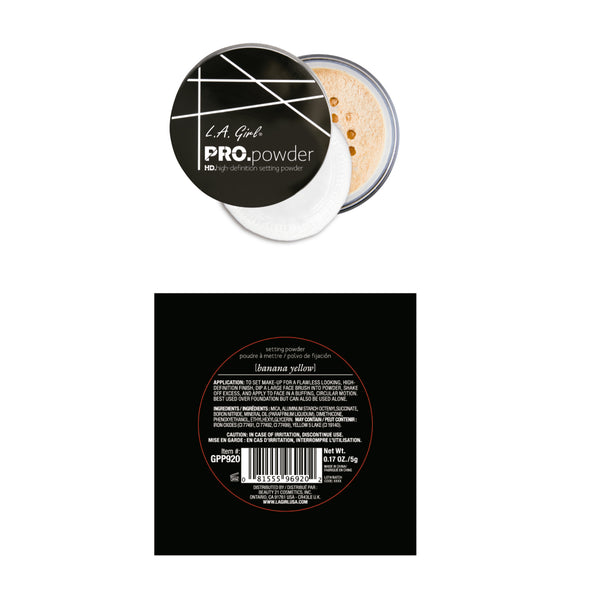 Loses Puder - Hd Fixierpuder - Bananengelb - L.A. Girl : Banana Yellow - 2