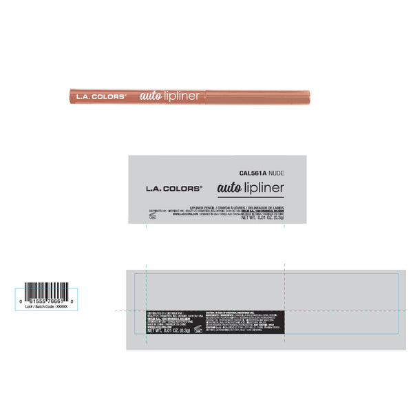 Automatischer Lippenstift - L.A. Colors : Nude - 2