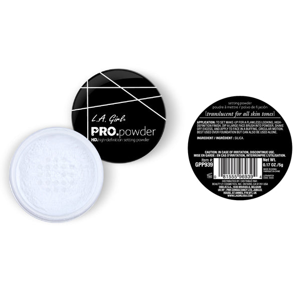 Loses Puder - Hd Fixierpuder - Bananengelb - L.A. Girl : Translucent - 2
