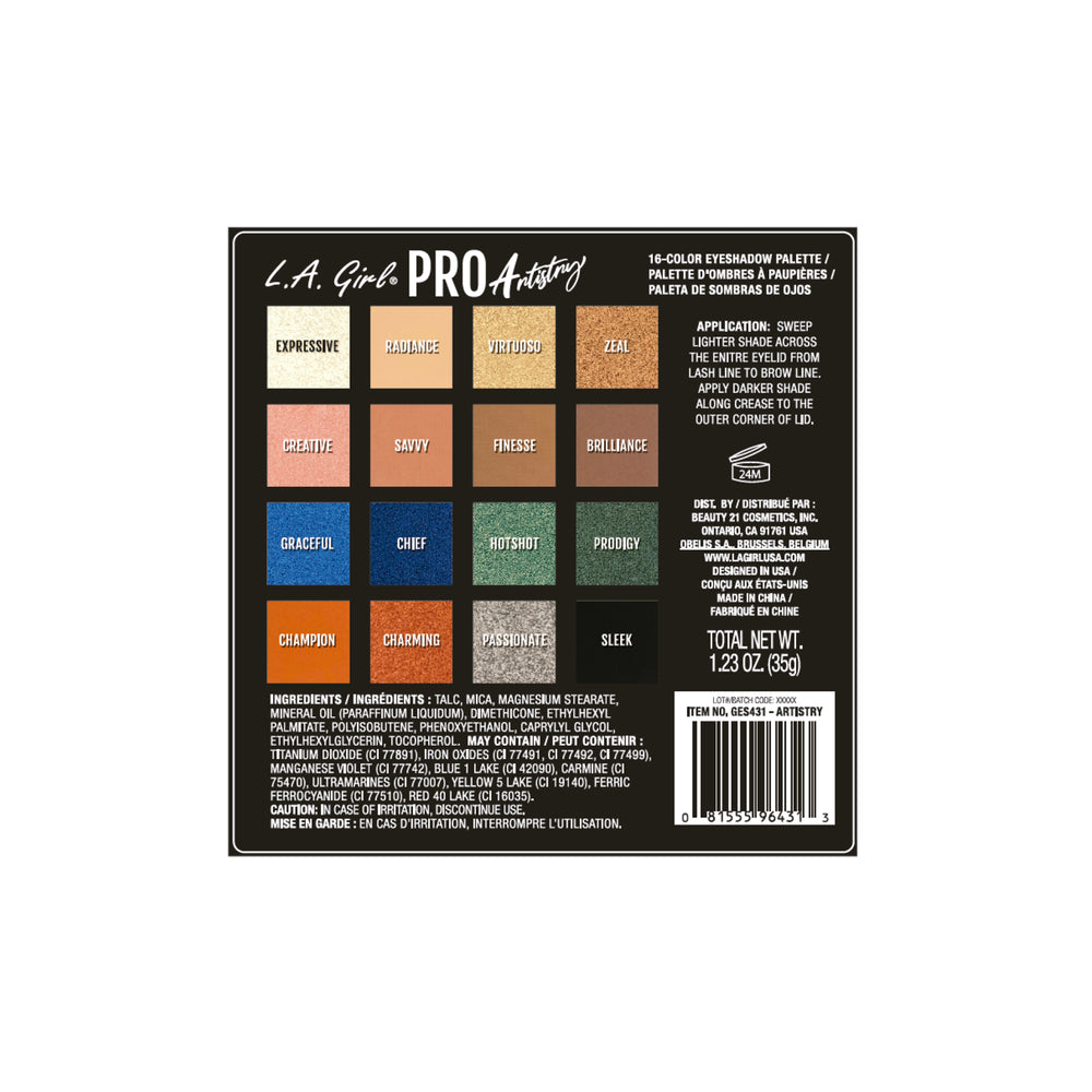 Schattenpalette - Pro Schattenpalette - L.A. Girl - 1