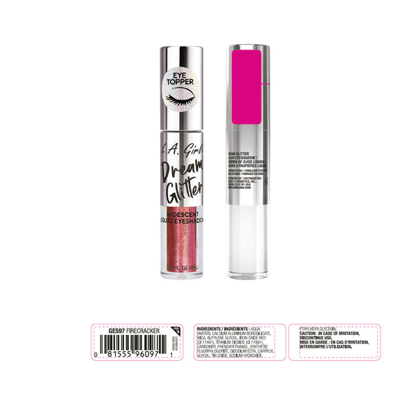 Flüssiger Lidschatten mit verträumtem Glitzer - L.A. Girl : Firecracker - 2