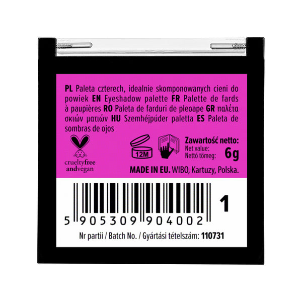 Lidschatten-Quattro-Palette - Wibo : 1 - 2