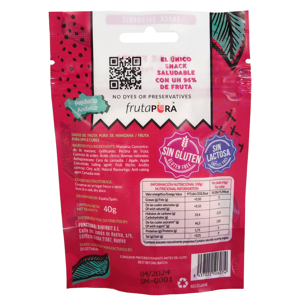 Gesunder Fruchtsnack - Apfel - Fruta Pura - 1