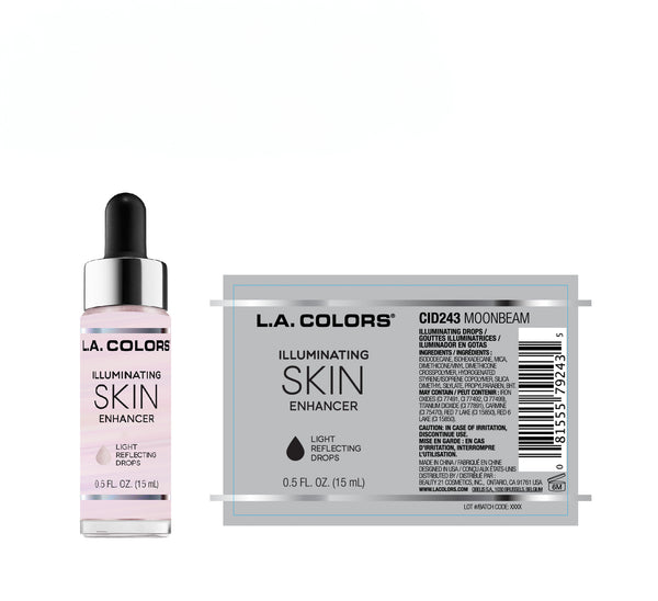 Skin Enhancer Liquid Illuminator - L.A. Colors : Moonbeam - 2