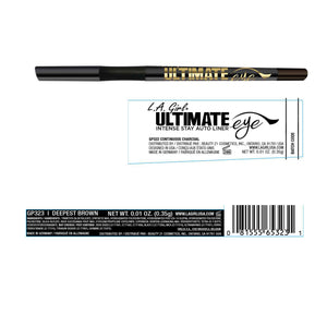 Automatischer Kajalstift - Ultimate Intense - L.A. Girl : Deepest Brown - 2
