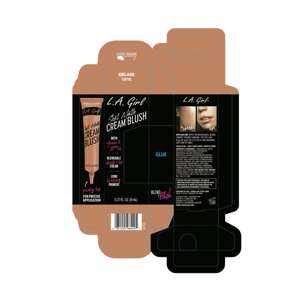 Weiches, mattes Creme-Rouge - L.A. Girl : Cutie - 2