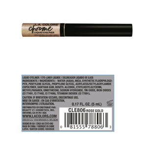 Flüssiger Eyeliner - L.A. Colors : Rose Gold - 3