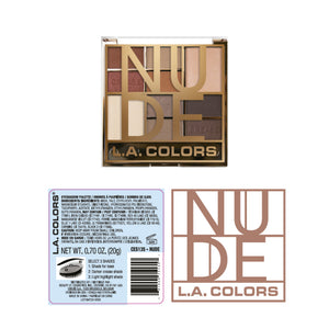 Lidschatten-Palette - Farbblock - L.A. Colors : Color Block Eyeshadow - Nude - 2