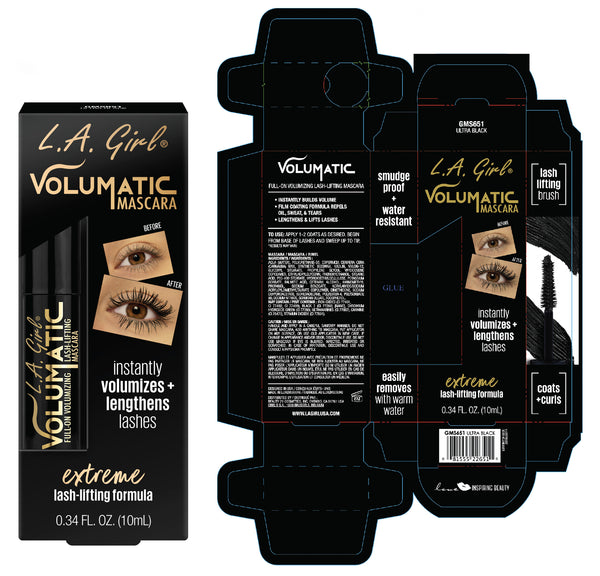 Wimperntusche - Volumatic - L.A. Girl : Ultra Black - 2