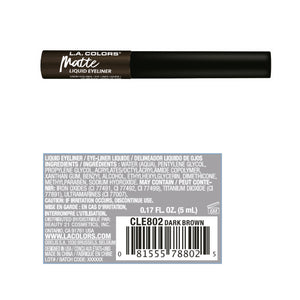 Flüssiger Eyeliner - L.A. Colors : Dark Brown - 2
