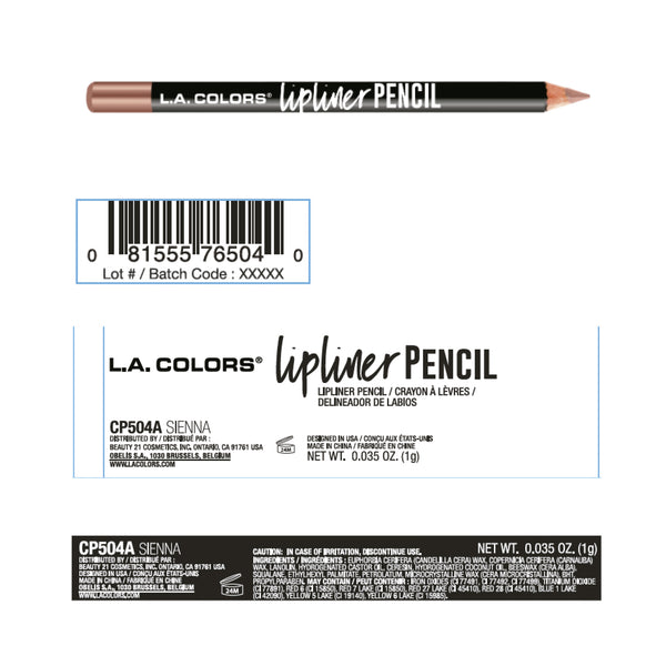 Lippenstift - L.A. Colors : Sienna - 2