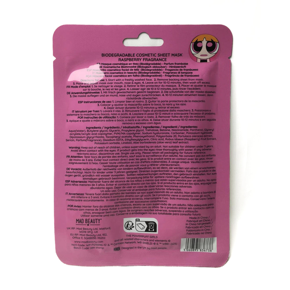 Powerpuff Girls Gesichtsmaske - Blüte - Mad Beauty - 1