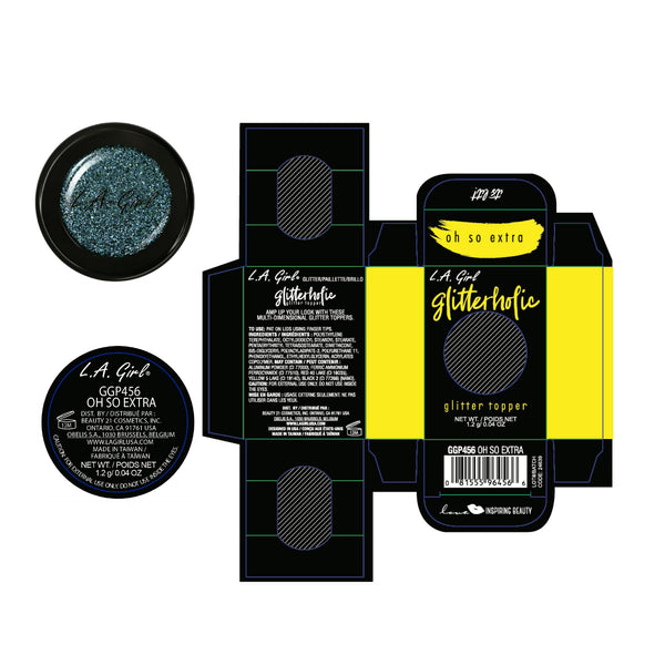 Lidschatten - Glitter Topper Glitterholic - L.A. Girl : Oh So Extra - 3